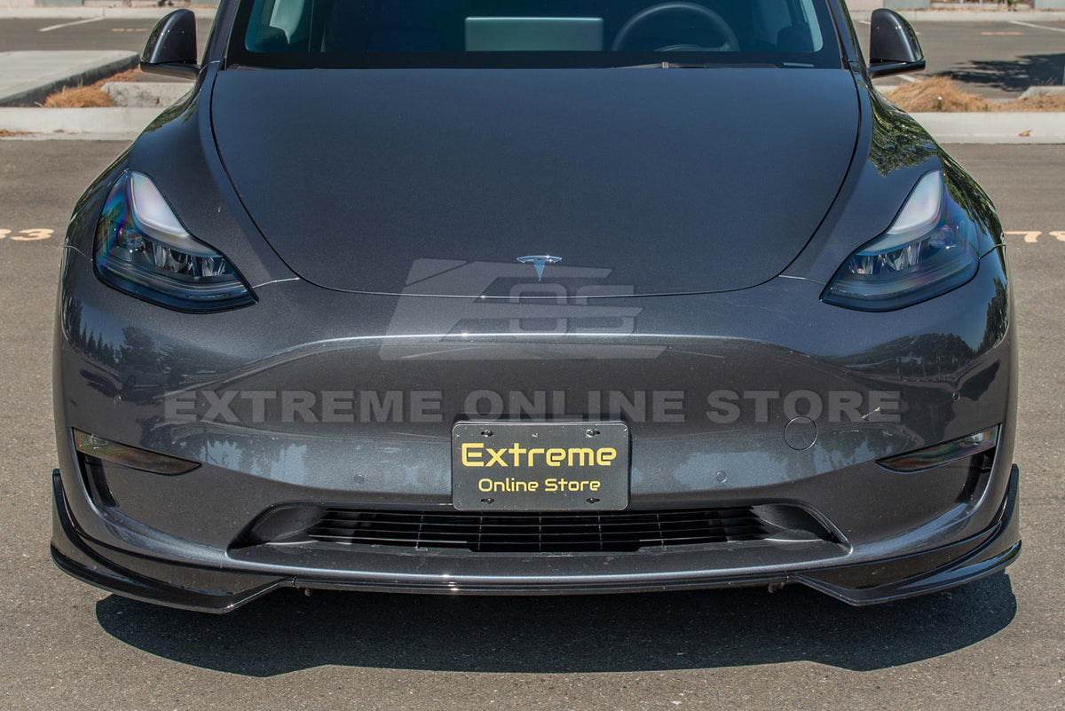 2020-24 Tesla Model Y Front Splitter Lip & Side Skirt image 23