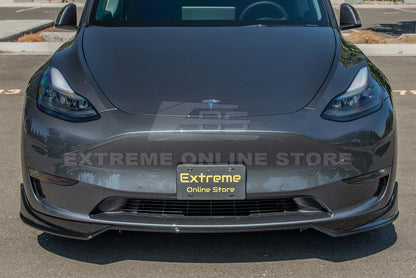 2020-24 Tesla Model Y Front Splitter Lip & Side Skirt image 23