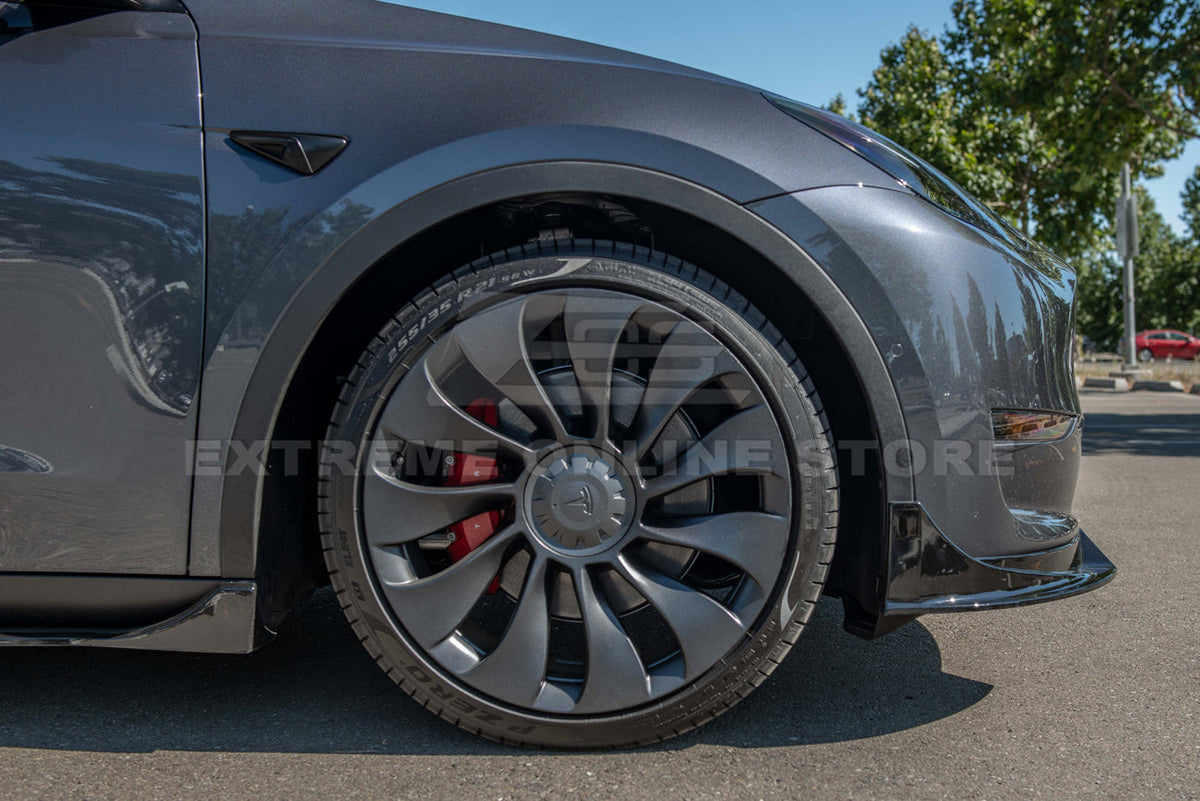 2020-24 Tesla Model Y Performance Front Splitter Lip image 7