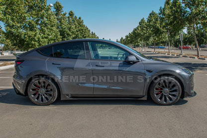 2020-24 Tesla Model Y Performance Side Skirts Rocker Panels image 11