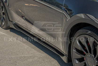 2020-24 Tesla Model Y Performance Side Skirts Rocker Panels image 6