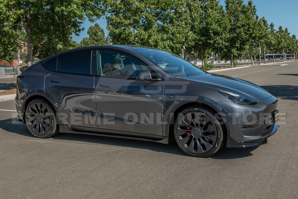 2020-24 Tesla Model Y Performance Side Skirts Rocker Panels image 9