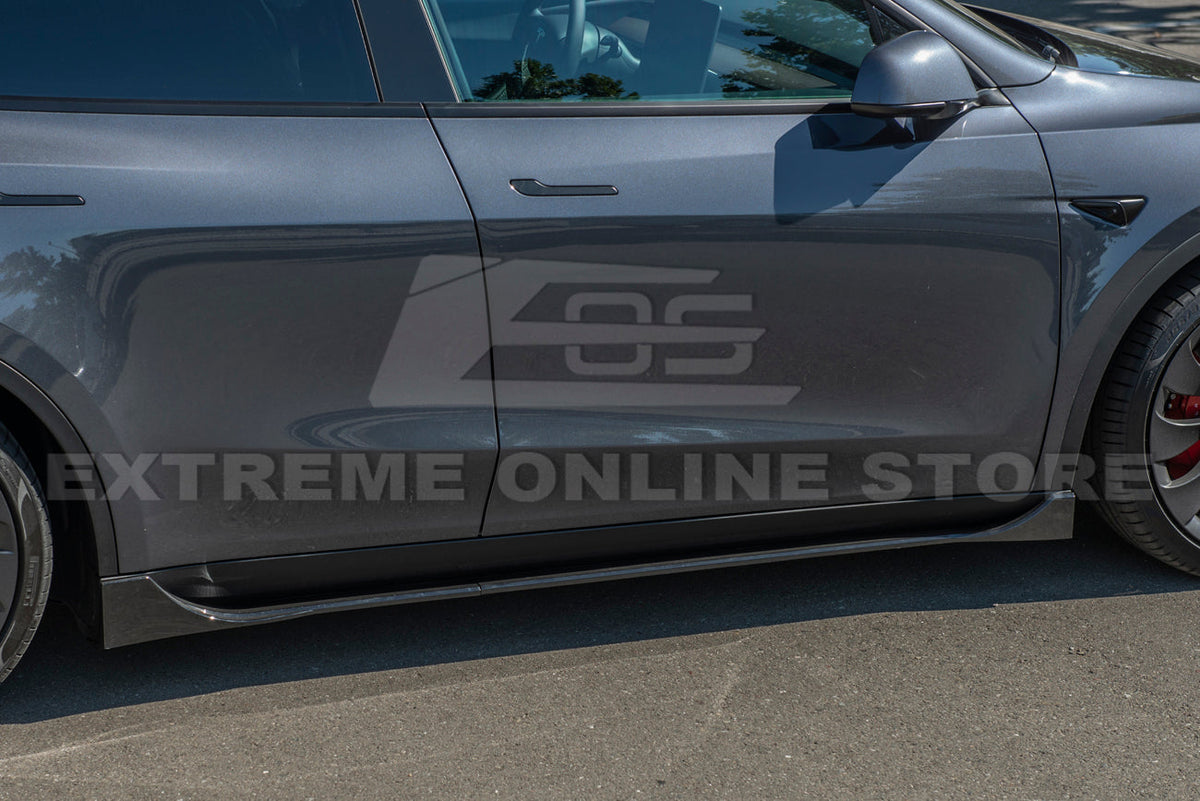 2020-24 Tesla Model Y Front Splitter Lip & Side Skirt image 16