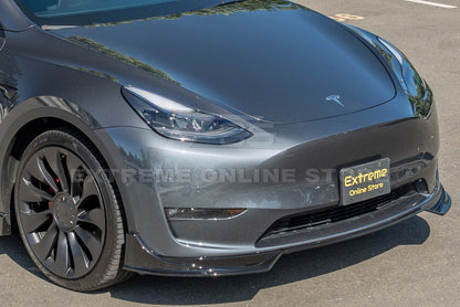 2020-24 Tesla Model Y Performance Front Splitter Lip image 3