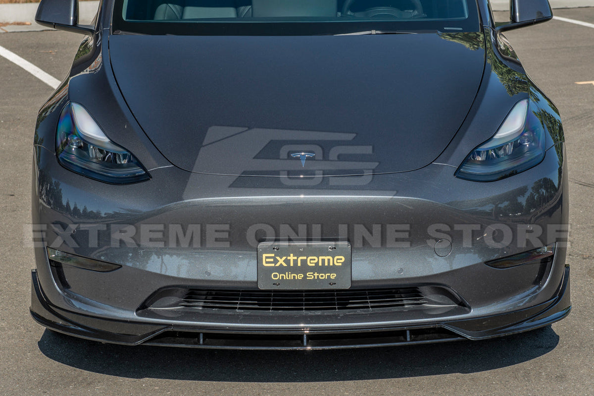 2020-24 Tesla Model Y Front Splitter Lip & Side Skirt image 18
