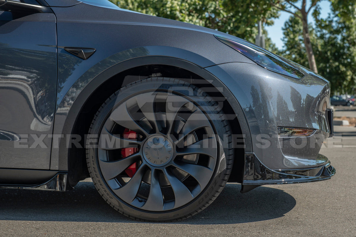 2020-24 Tesla Model Y Front Splitter Lip & Side Skirt image 19