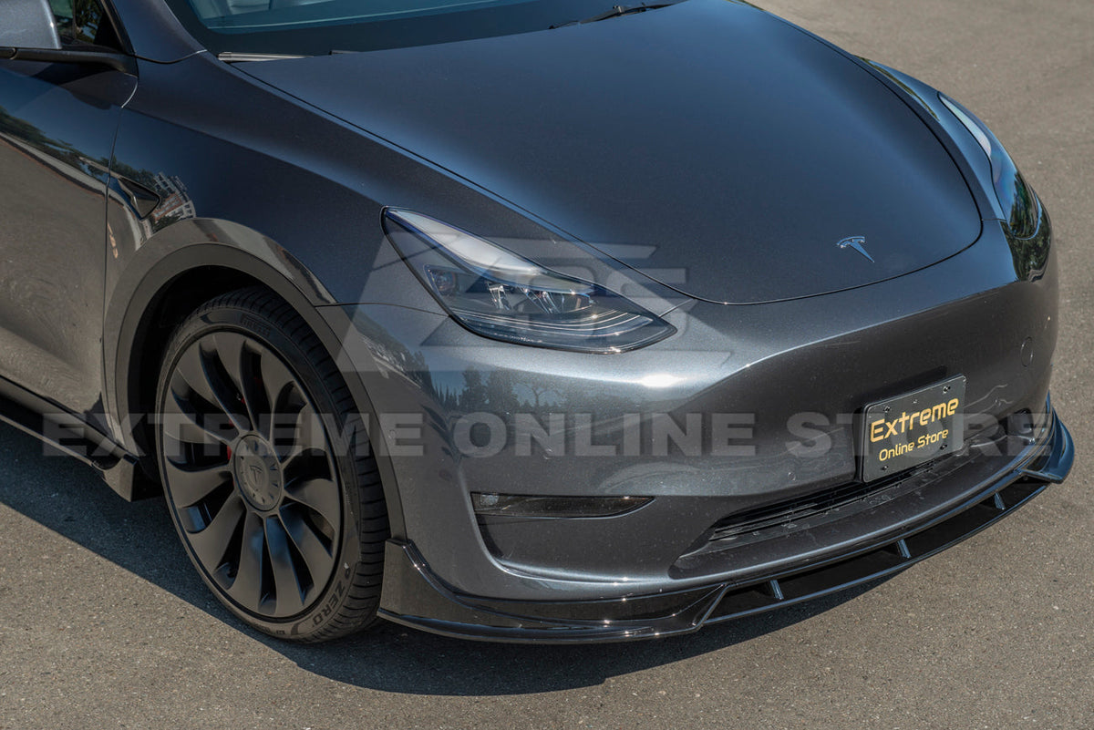 2020-24 Tesla Model Y Front Splitter Lip & Side Skirt image 20