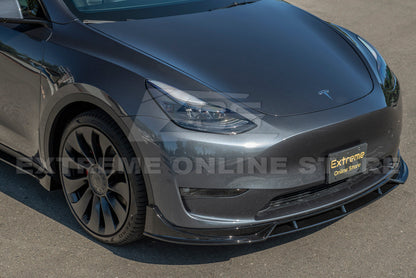 2020-24 Tesla Model Y Front Splitter Lip & Side Skirt image 20