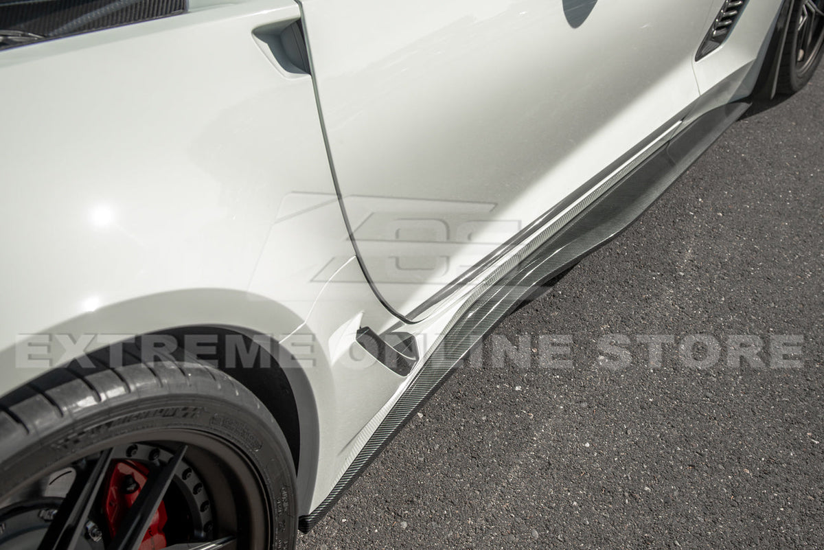 Corvette C7 Z06 Conversion Side Skirts Rocker Panels image 26