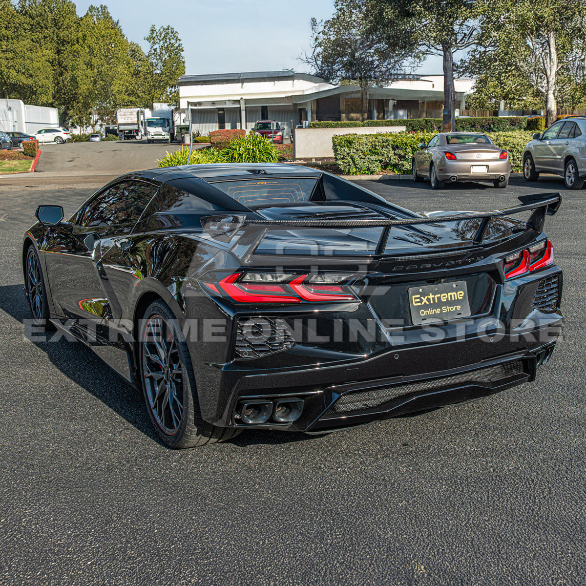 5VM Package Corvette C8 Stingray DRY CARBON FIBER Rear Spoiler image 21