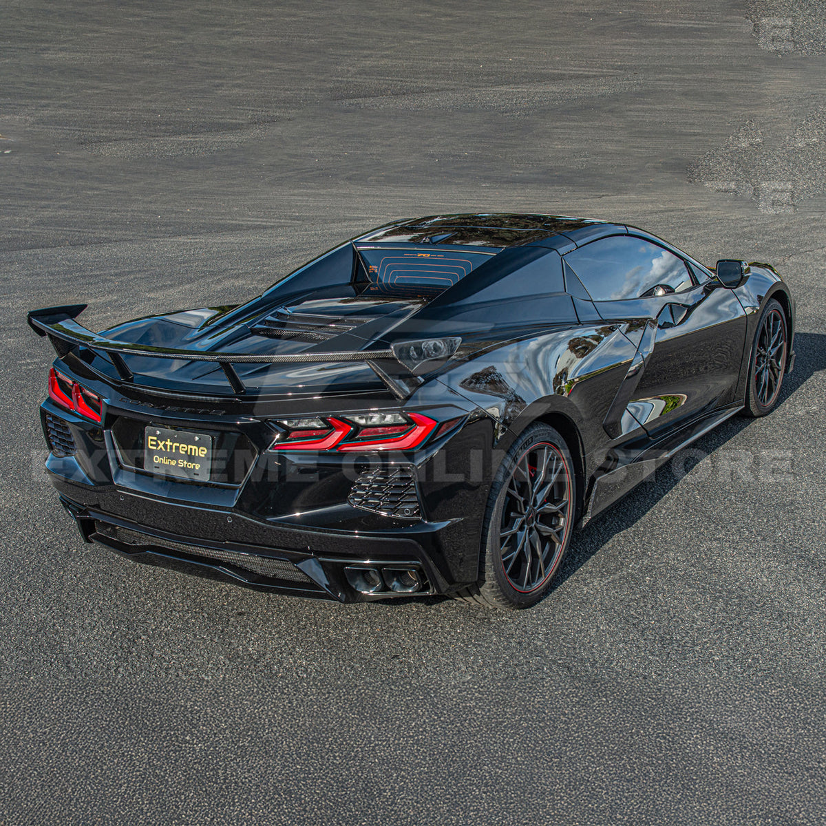 5VM Package Corvette C8 Stingray DRY CARBON FIBER Rear Spoiler image 28