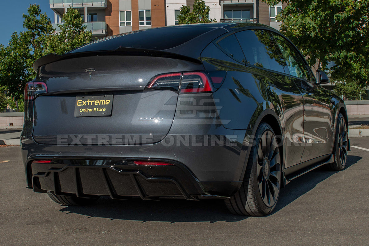 2020-24 Tesla Model Y Performance Rear Bumper Diffuser image 6