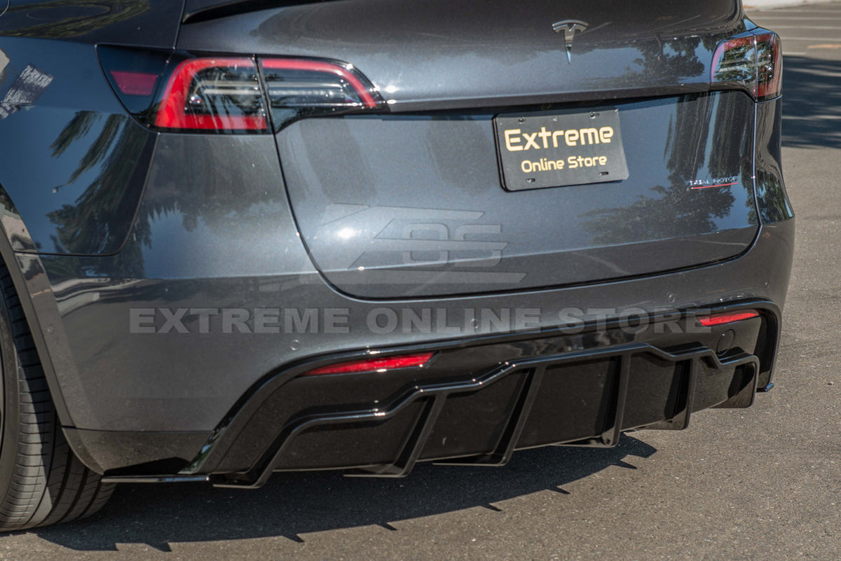 2020-24 Tesla Model Y Performance Rear Bumper Diffuser image 8
