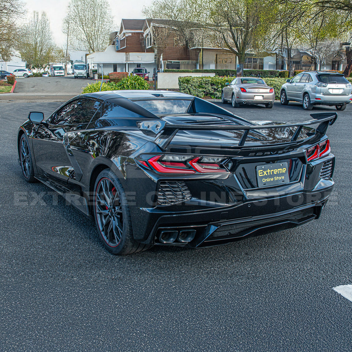 5VM Package Corvette C8 Stingray DRY CARBON FIBER Rear Spoiler image 22