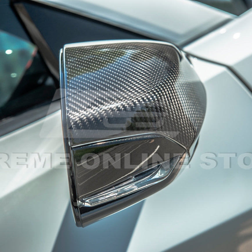 Corvette C8 DRY CARBON FIBER Upper Mirror Covers image 7