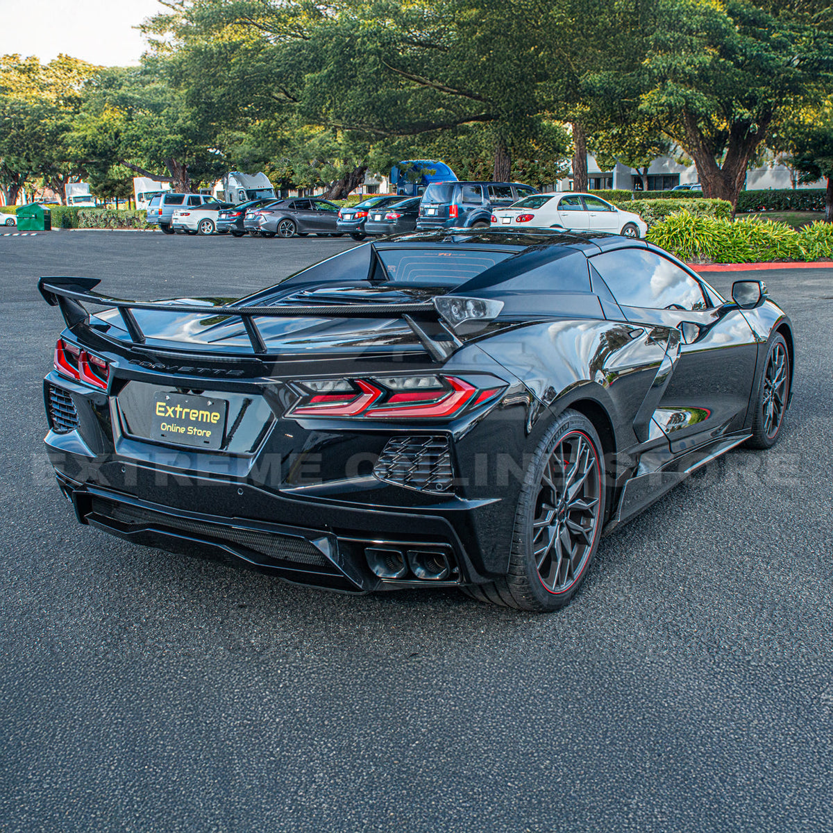 5VM Package Corvette C8 Stingray DRY CARBON FIBER Rear Spoiler image 29