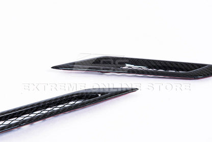 2009-15 Cadillac CTS-V Dry Carbon Fiber Side Bumper Fender Vents image 6