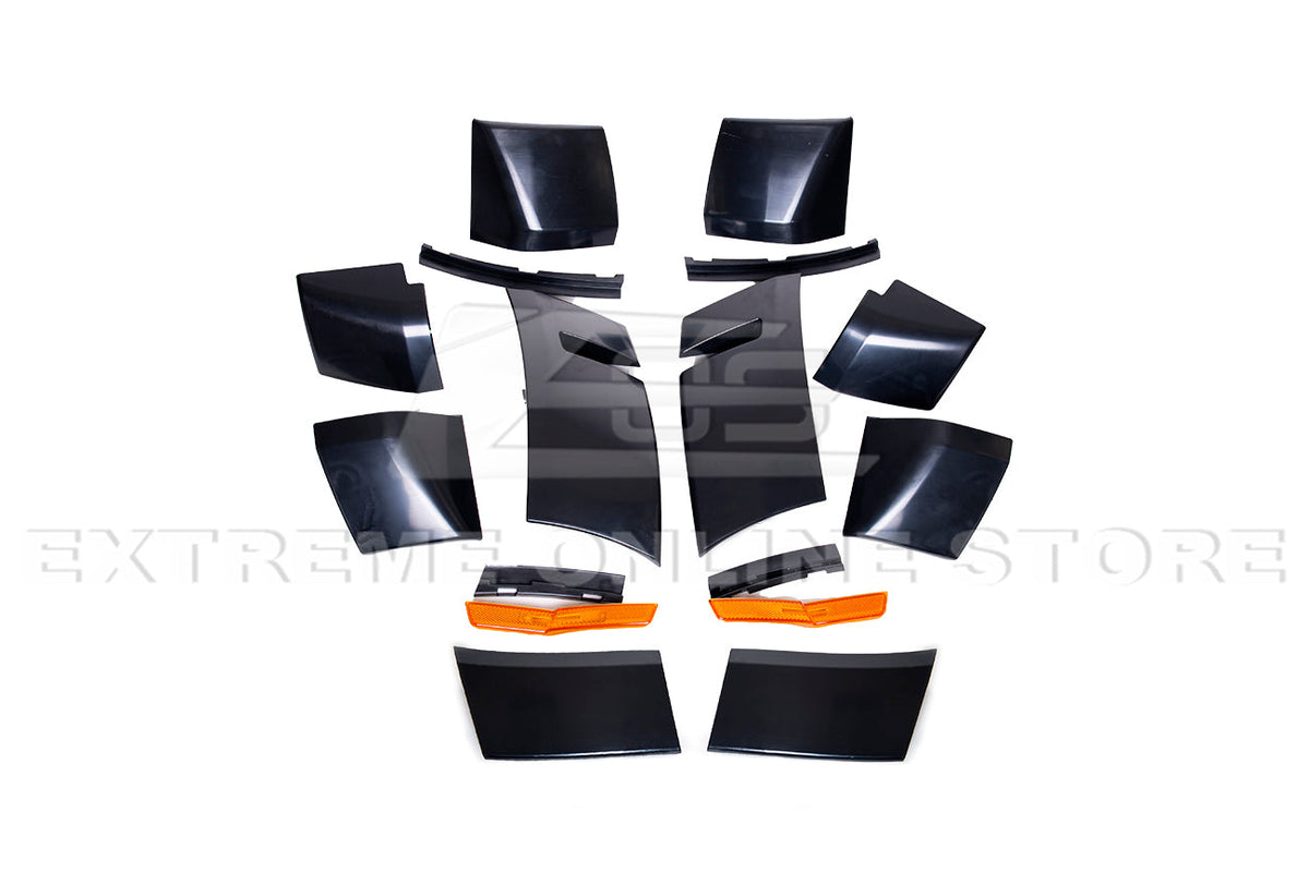 2015-Up Dodge Challenger SRT Hellcat Demon Wide Body Side Fender Flare image 9