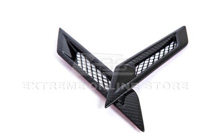 2009-15 Cadillac CTS-V Dry Carbon Fiber Side Bumper Fender Vents image 3