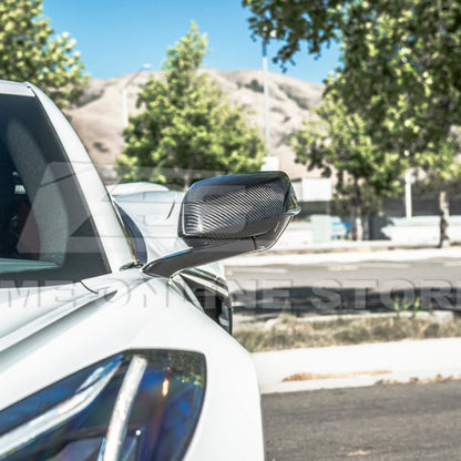 Corvette C8 DRY CARBON FIBER Upper Mirror Covers image 9