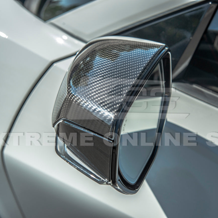 Corvette C8 DRY CARBON FIBER Upper Mirror Covers image 13