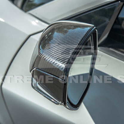 Corvette C8 DRY CARBON FIBER Upper Mirror Covers image 13