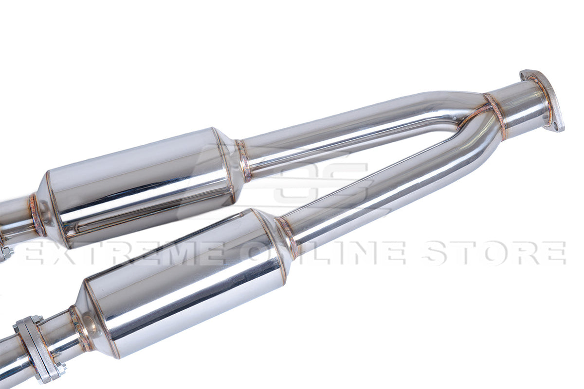 2017-Up Infiniti Q50 2WD 2.5" Resonated Mid-Pipe image 7