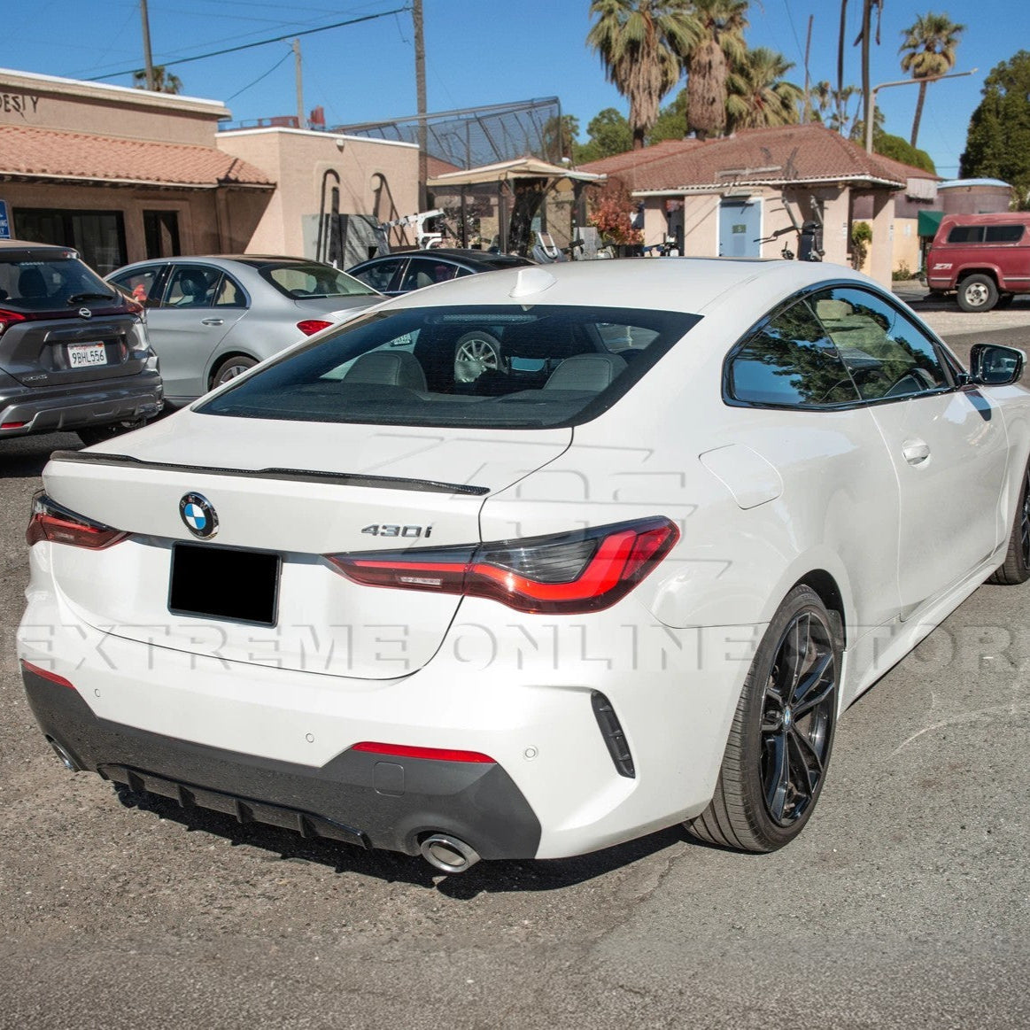 2021-Up BMW G82 M4 Carbon Fiber Rear Truck Spoiler image 5