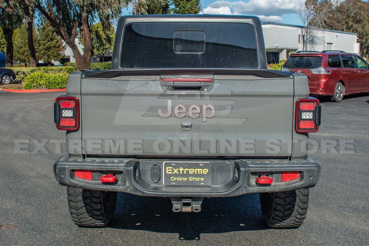2020-Up Jeep Gladiator Rear Tailgate Lid Spoiler image 8