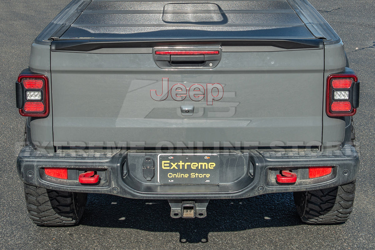 2020-Up Jeep Gladiator Rear Tailgate Lid Spoiler image 10