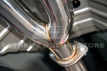 2017-Up Infiniti Q50 2WD 2.5" Resonated Mid-Pipe image 11
