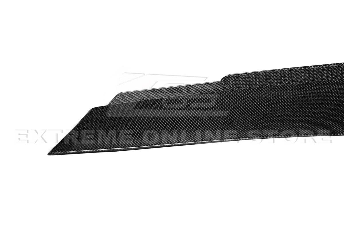 2009-15 Cadillac CTS-V Sedan Full Carbon Fiber Wickerbill Rear Trunk Spoiler image 10