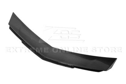 2009-15 Cadillac CTS-V Sedan Full Carbon Fiber Wickerbill Rear Trunk Spoiler image 8