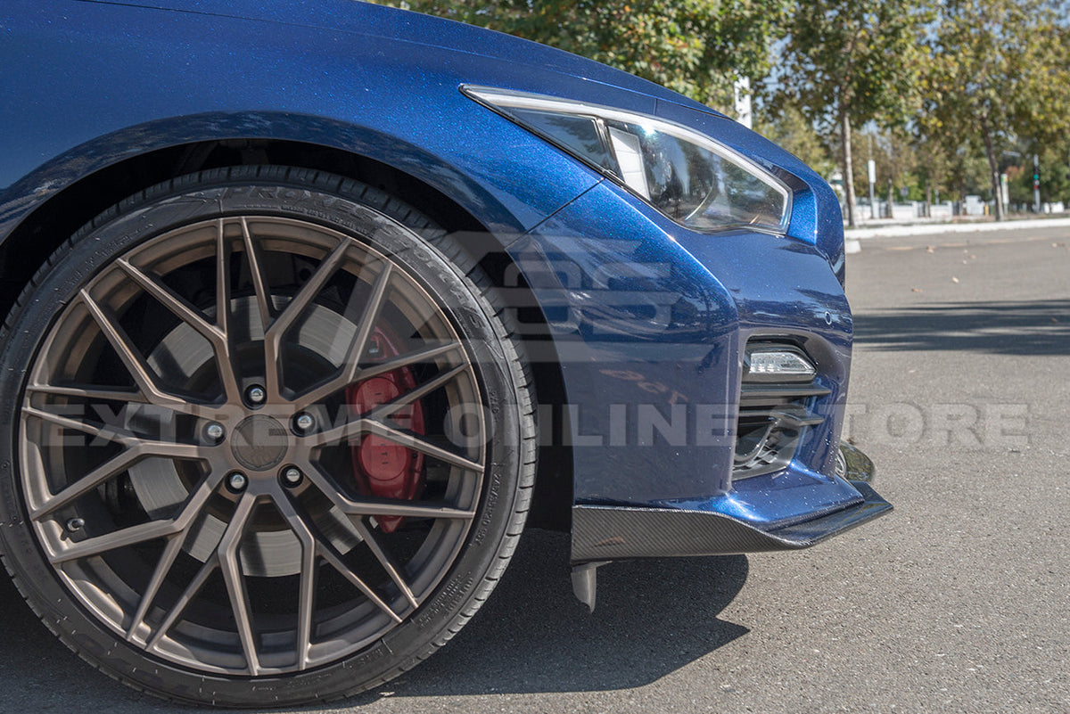 2014-17 Infiniti Q50 Sport Carbon Fiber Front Bumper Lip Splitter image 13