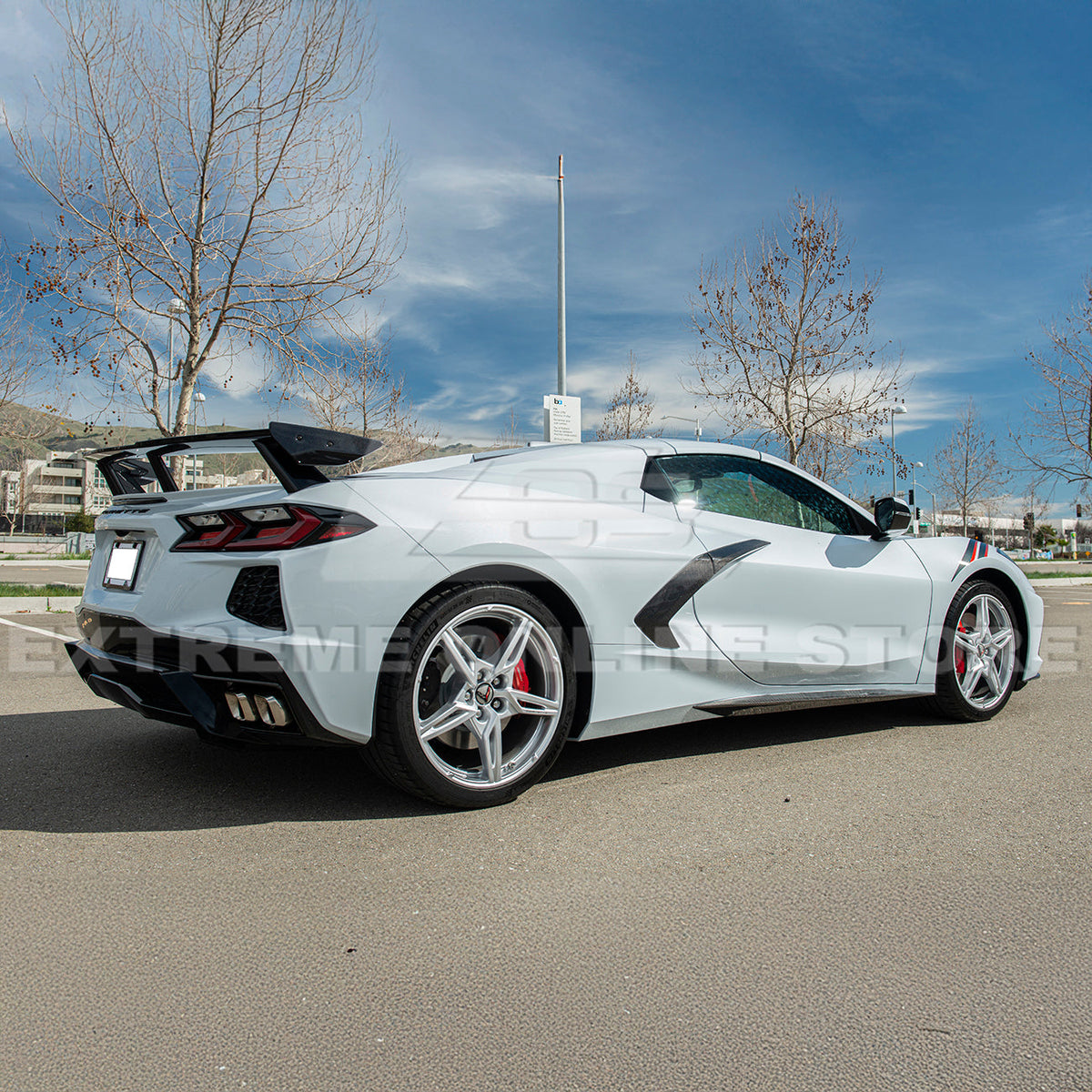 5VM Package Corvette C8 Stingray DRY CARBON FIBER Rear Spoiler image 10