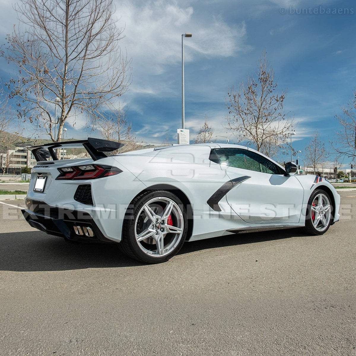 5VM Package Corvette C8 Stingray DRY CARBON FIBER Rear Spoiler image 41