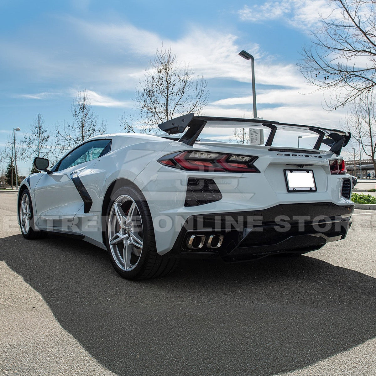 5VM Package Corvette C8 Stingray DRY CARBON FIBER Rear Spoiler image 39
