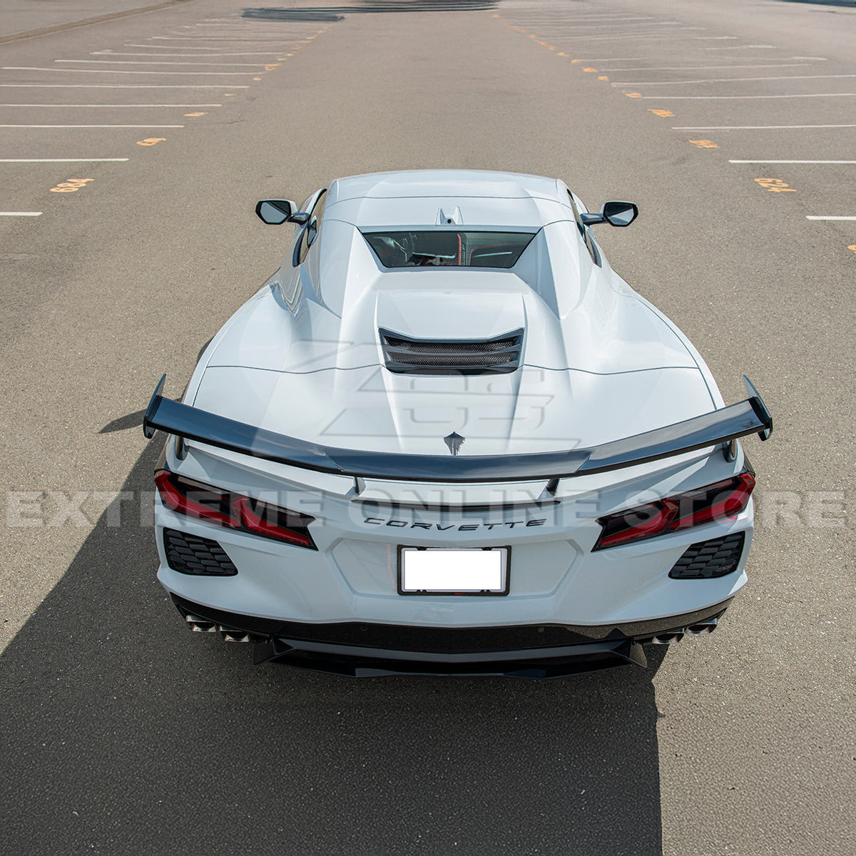 5VM Package Corvette C8 Stingray DRY CARBON FIBER Rear Spoiler image 8