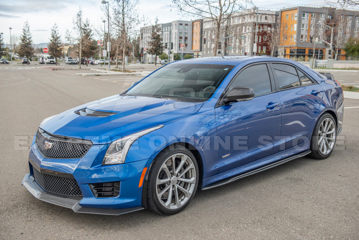 2013-18 Cadillac ATS ATS-V Sedan | GM Factory DRY CARBON FIBER Side Mirror Covers image 9
