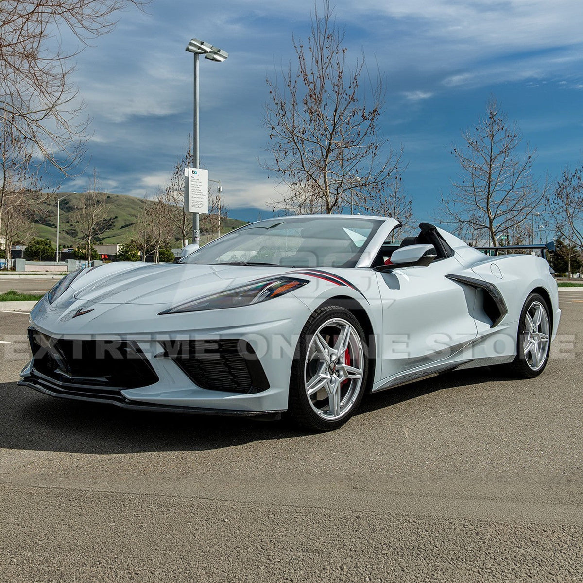 Corvette C8 Stingray DRY CARBON FIBER Door Garnish image 4