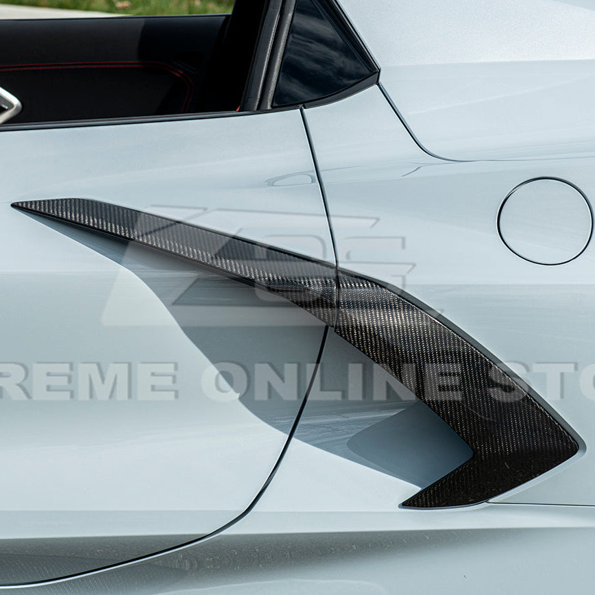 Corvette C8 Stingray DRY CARBON FIBER Door Garnish image 7