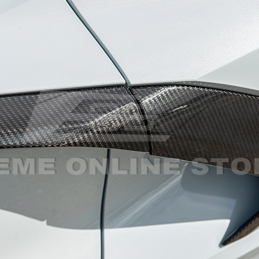 Corvette C8 Stingray DRY CARBON FIBER Door Garnish image 9