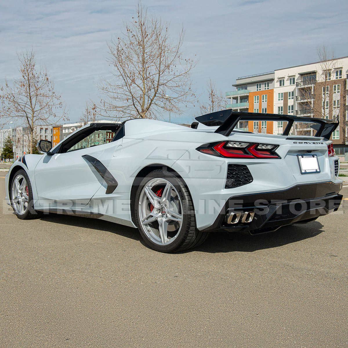 5VM Package Corvette C8 Stingray DRY CARBON FIBER Rear Spoiler image 5