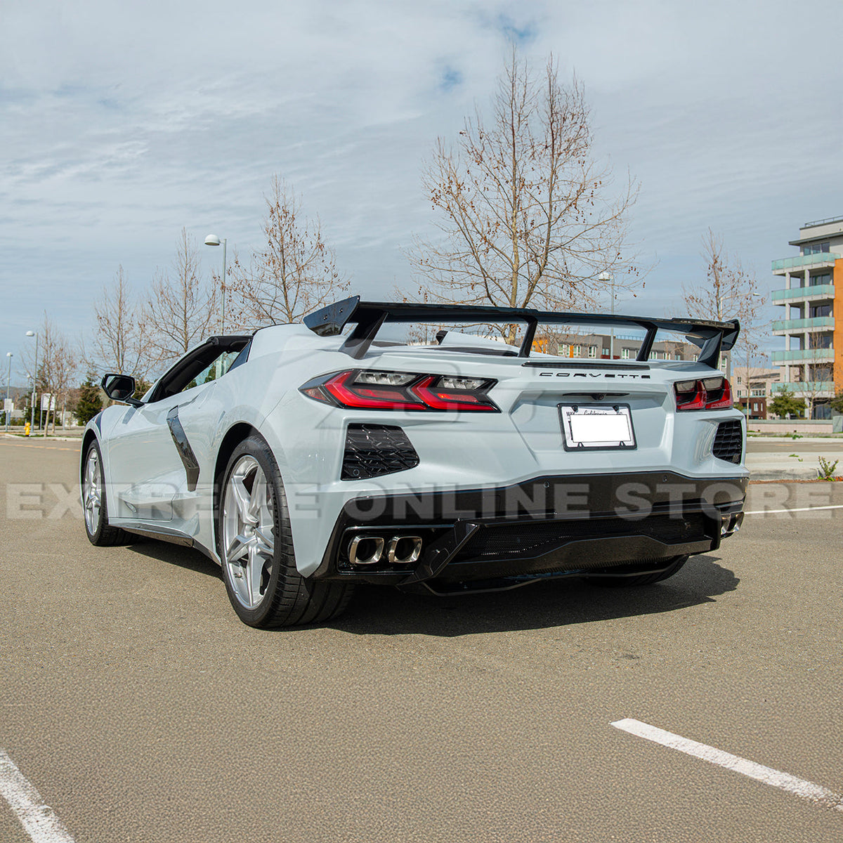 5VM Package Corvette C8 Stingray DRY CARBON FIBER Rear Spoiler image 4