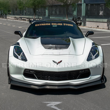 Corvette C7 Stage 2.5 ZR1 Conversion Extended Front Splitter image 22