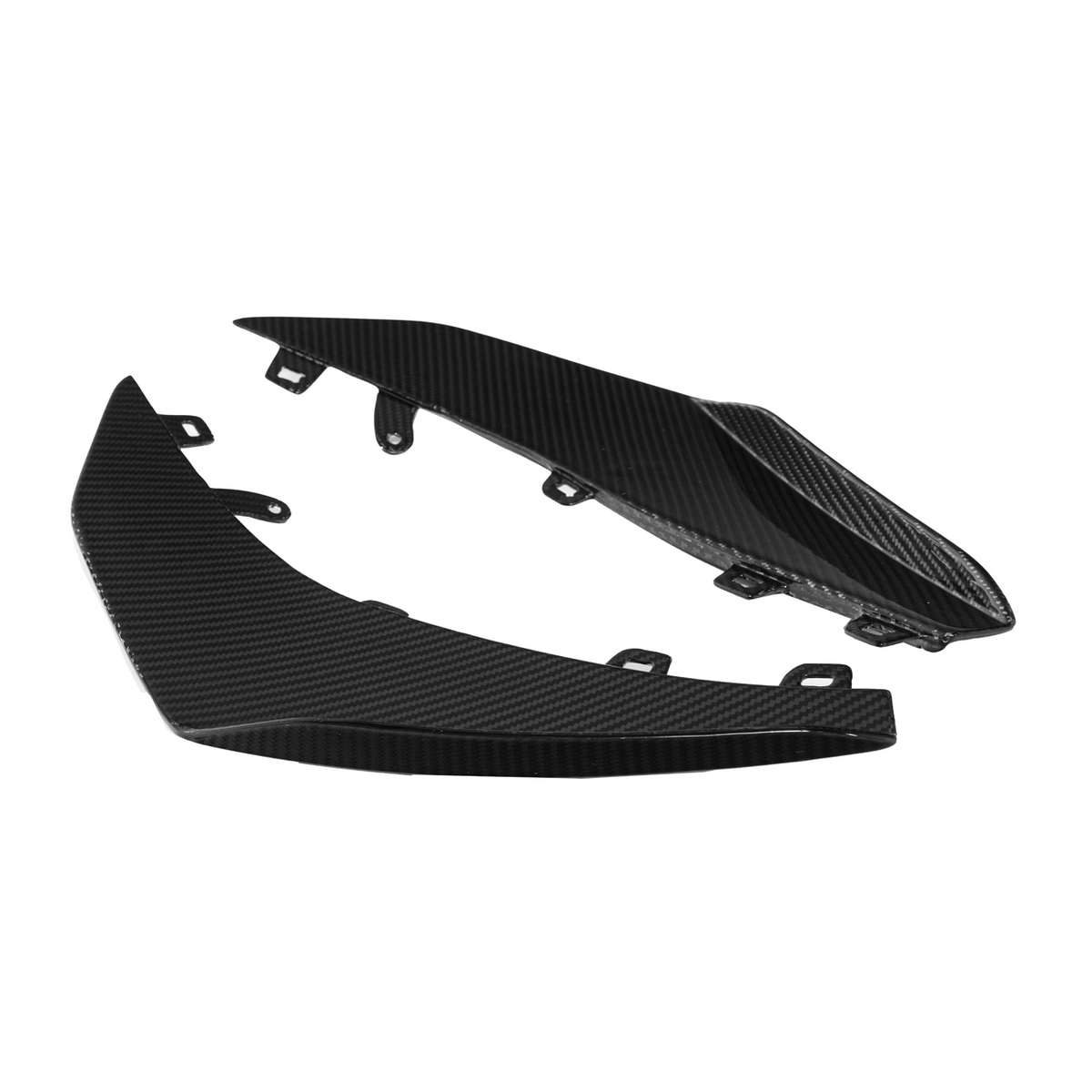 Chevrolet Corvette C8 Z06 / E-Ray DRY CARBON FIBER Front Side Canards image 2