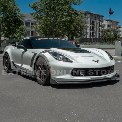 Corvette C7 Stage 2.5 ZR1 Conversion Extended Front Splitter image 23