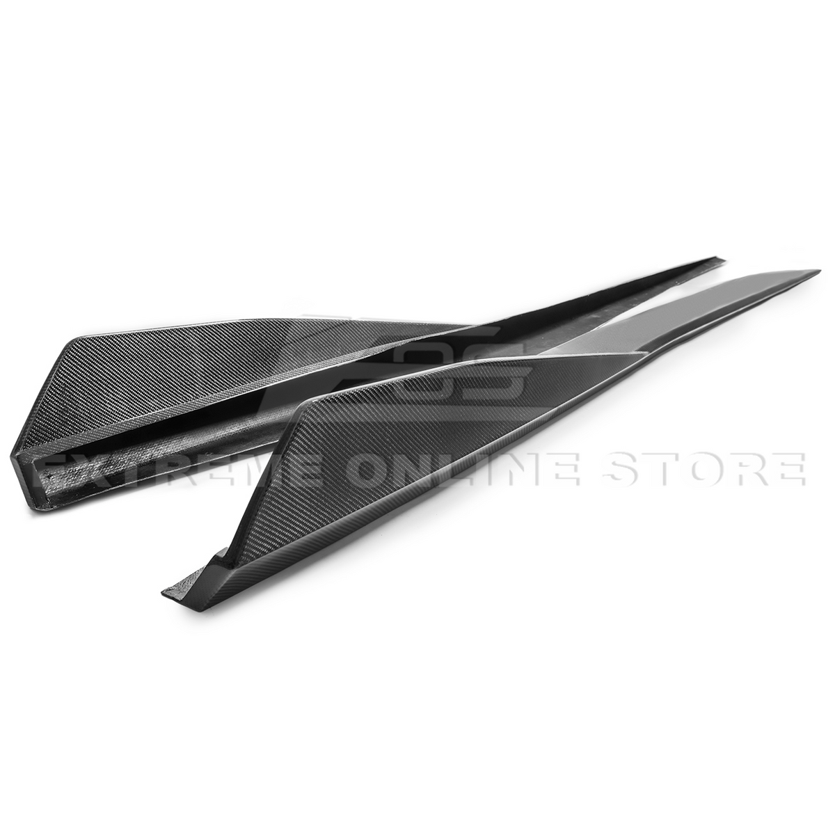 Chevrolet Corvette C8 DRY CARBON FIBER 5VM Side Skirts image 63
