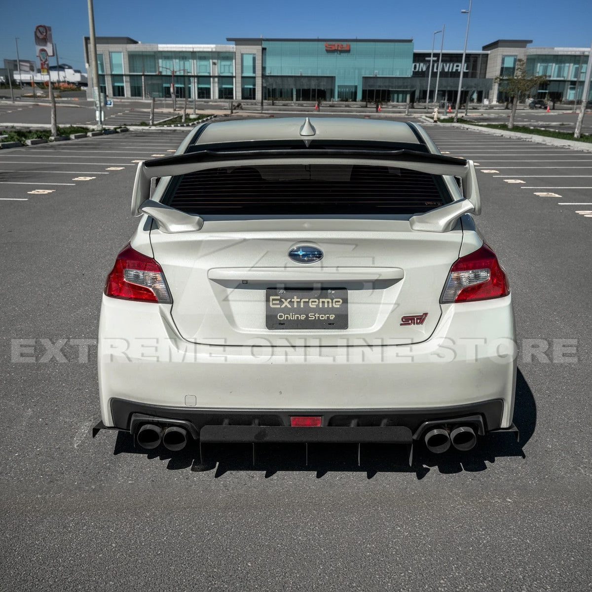 2015-21 Subaru WRX STi Rear Gurney Flap Spoiler Extension image 4