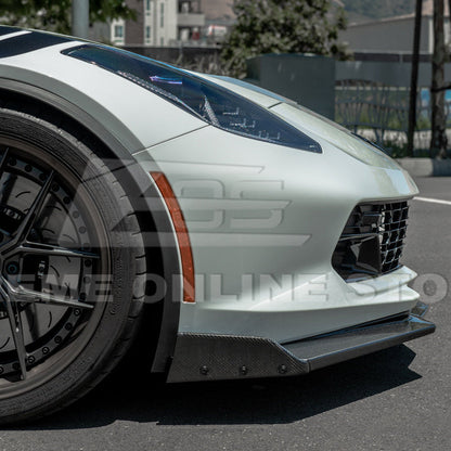 Corvette C7 Stage 2.5 ZR1 Conversion Extended Front Splitter image 25